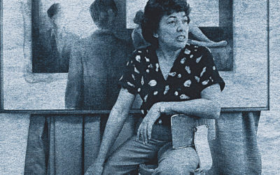 Con Myrna Báez